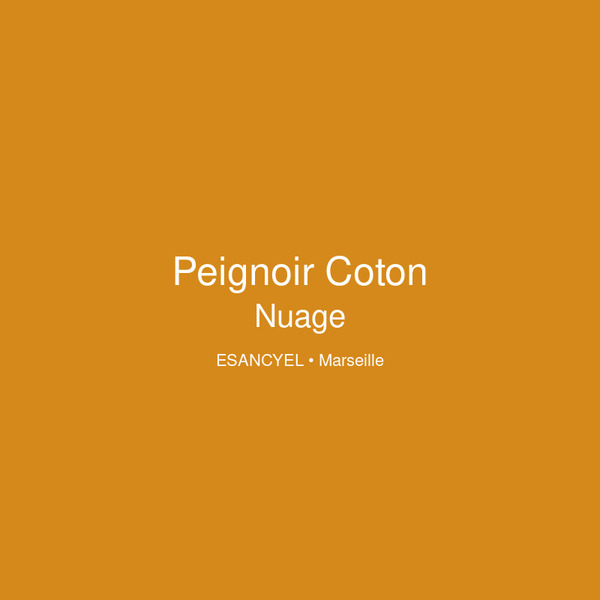 Peignoir Coton Nuage Esancyel