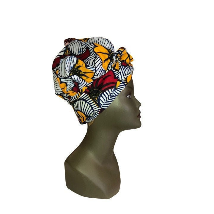 Bonnet Turban avec attaches By Georges Décimus /B32