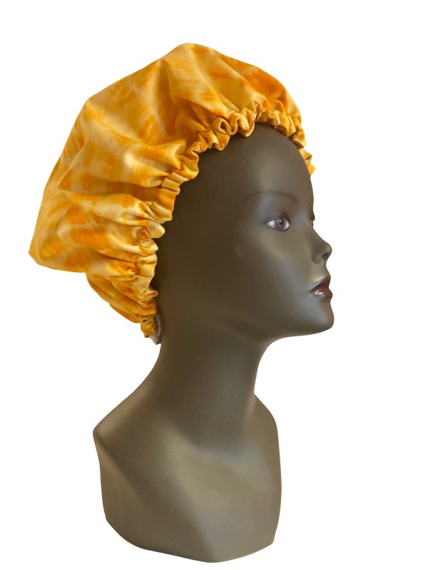 Bonnet Wax & Satin Tie and Dye réglable By Georges Décimus  NEW COLLECTION /B21