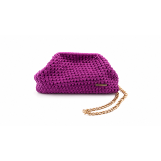 Pochette élégante "Violet Fuchsia" Taille M — Artisanat au crochet