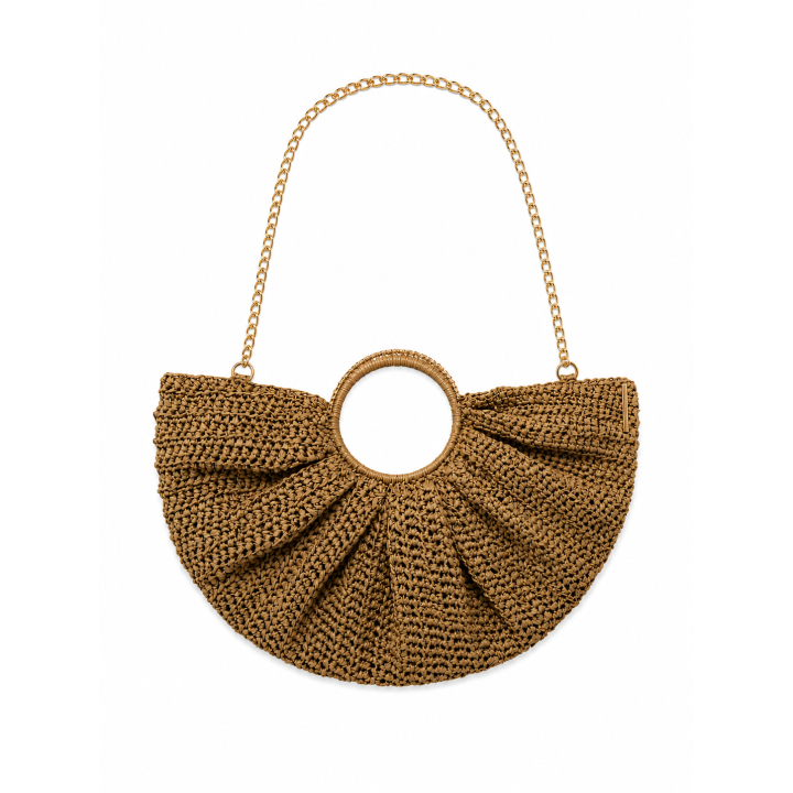 Sac Raphia "Marron Muscade" Fait Main — Édition Limitée By Esancyel