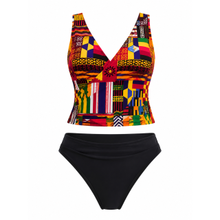 Maillot de bain imprimé Zimbabwe - Tankini
