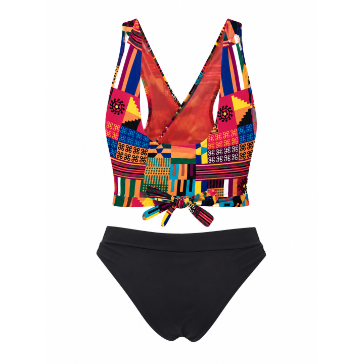 Maillot de bain imprimé Zimbabwe - Tankini