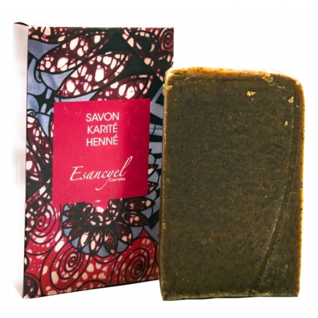 Savon Karité Henné, exfoliant,100 grs Saponifié à froid