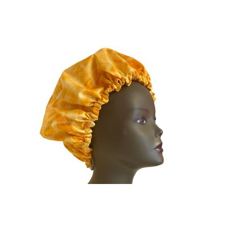 Bonnet de nuit réglable Tye and die jaune