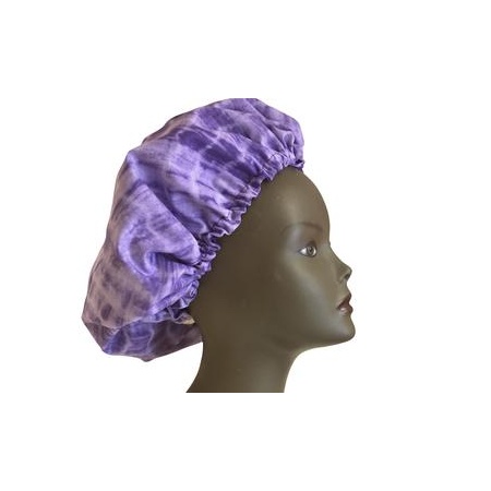 Bonnet de nuit en satin - charlotte de protection des cheveux