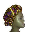 Bonnet de nuit réglable rayé