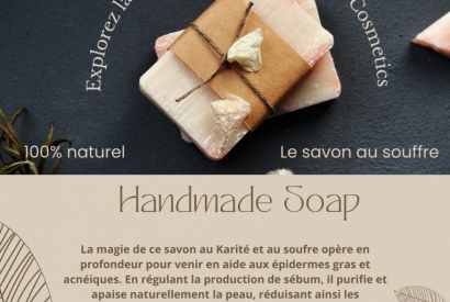 Savon Karité Soufre, visage et corps